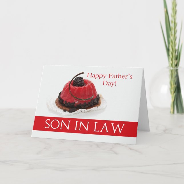 son in law Happy Father's Day Card (Front)