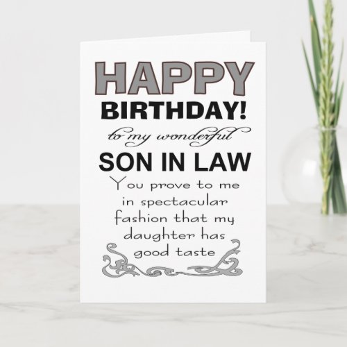 son in law humor card