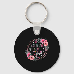 Son in law is favorite child mother-in-law mothers keychain