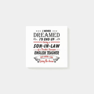 Son In Law Of Awesome English Teacher Post-it Notes