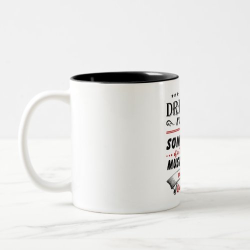 Son In Law Of Awesome Music Teacher Two_Tone Coffee Mug