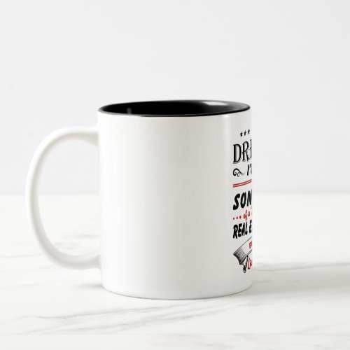 Son In Law Of Awesome Real Estate Broker Two_Tone Coffee Mug