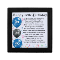 Son in Law Poem - 30th Birthday