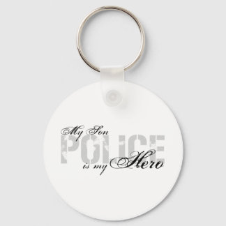 Son Is My Hero - POLICE Keychain