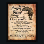 Son Lovers | To My Amazing Son Remember I Love You Photo Print<br><div class="desc">Son Lovers | To My Amazing Son Always Remember I Love You Love,  Your Mom</div>