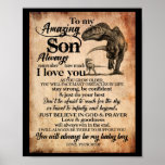 Son Lovers | To My Amazing Son Remember I Love You Poster<br><div class="desc">Son Lovers | To My Amazing Son Always Remember I Love You Love,  Your Mom</div>