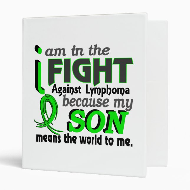 Son Means The World To Me Lymphoma Binder (Front/Inside)
