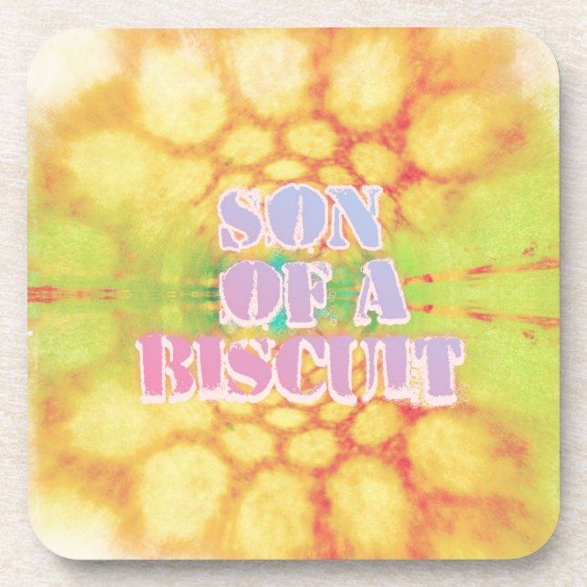 Son of a Biscuit, Granny Swears Series Beverage Coaster (Front)