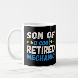 Son of a Cool Retired Mechanic Coffee Mug