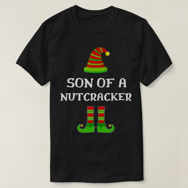Son Of A Nutcracker Funny Holiday  T-Shirt (Design Front)