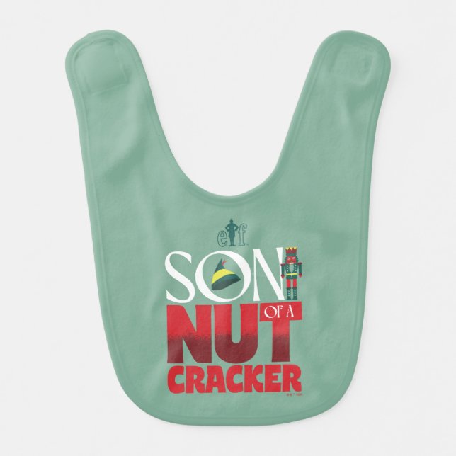 Son of a Nutcracker Graphic Baby Bib (Front)