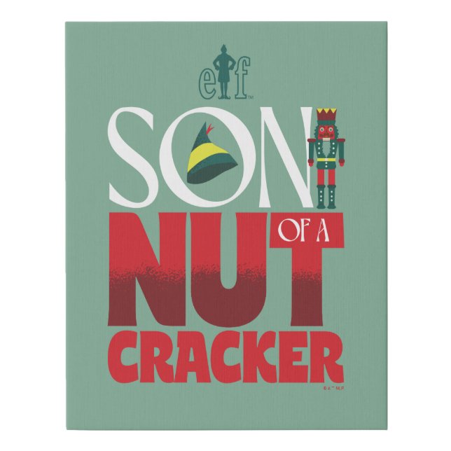 Son of a Nutcracker Graphic Faux Canvas Print (Front)