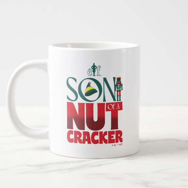 Son of a Nutcracker Graphic Giant Coffee Mug (Left)