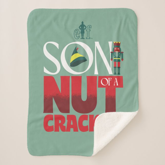 Son of a Nutcracker Graphic Sherpa Blanket (Front)