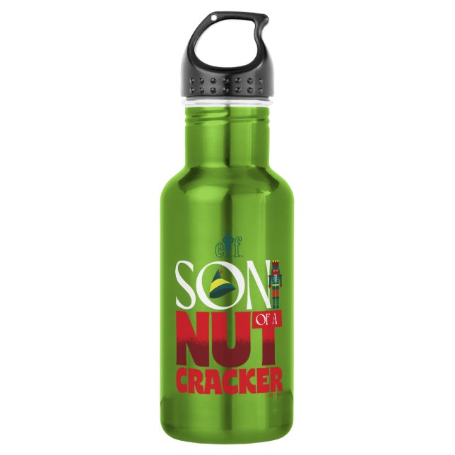 Son of a Nutcracker Graphic Stainless Steel Water Bottle (Front)