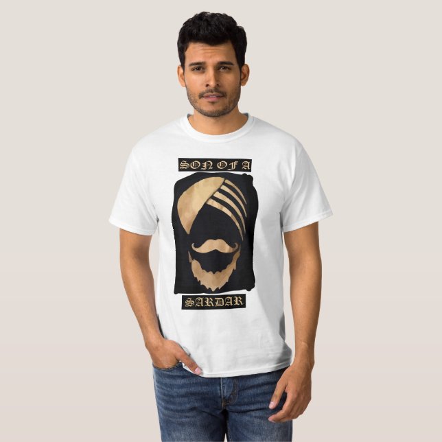 Son Of A Sardar T-Shirt (Front Full)