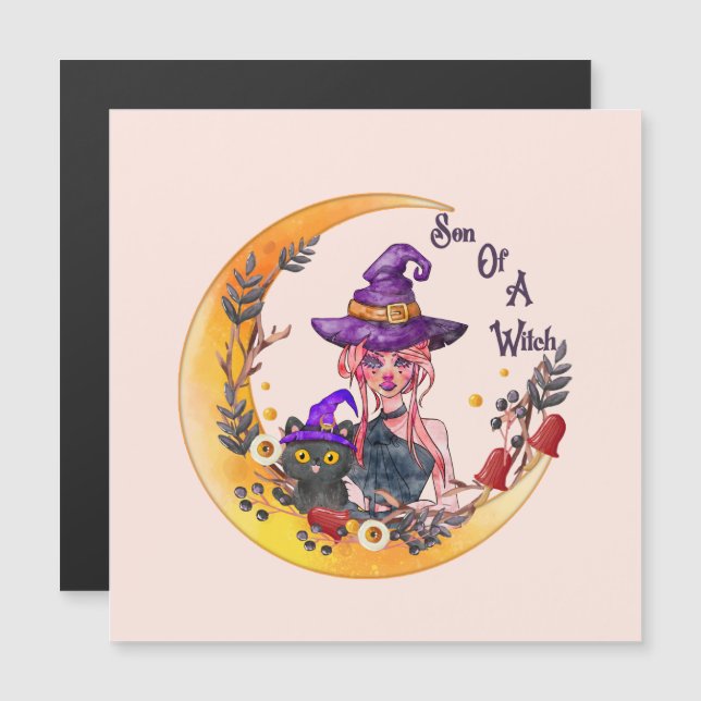 Son of a Witch – Crescent Moon Design (Front/Back)