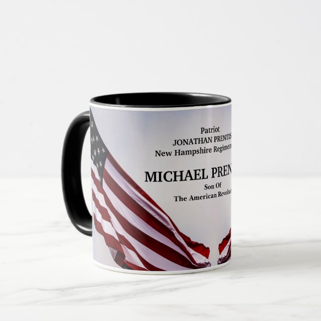 Son Of American Revolution Patriotic Mug (Front Left)