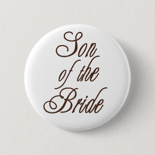 Son of Bride Classy Browns Button
