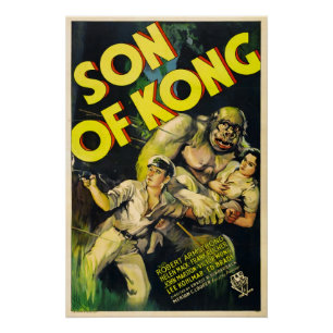 Son of Kong Monster Horror Movie Poster