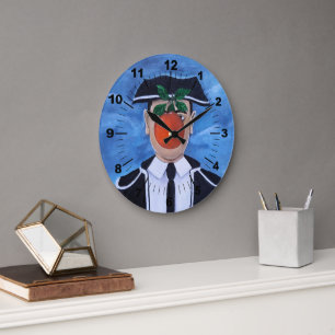 Son of Matador Painting by Alfred Fox Large Clock
