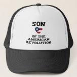 Son of the American Revolution USA Star Eagle Dad  Trucker Hat