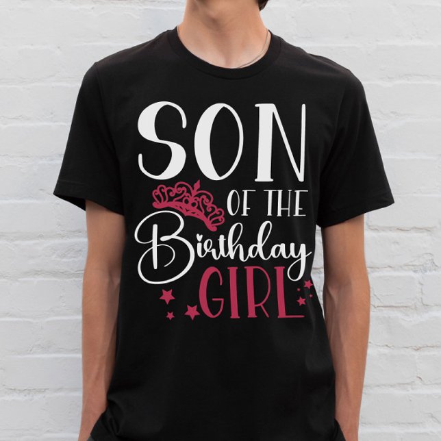 Son of the Birthday Girl Customized Squad Matching T-Shirt (Creator Uploaded)