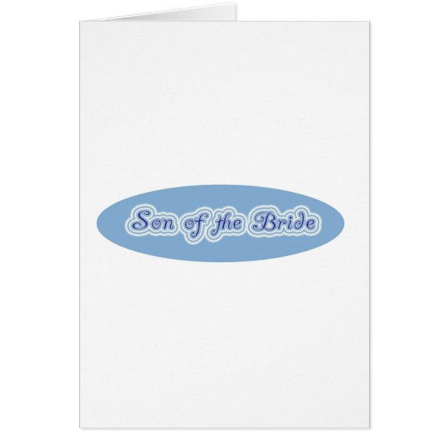 Son of the Bride Cards (Front)