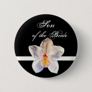 Son Of The Bride Wedding ID Badge Pinback Button