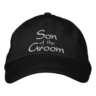 Son of the Groom Embroidered Wedding Cap