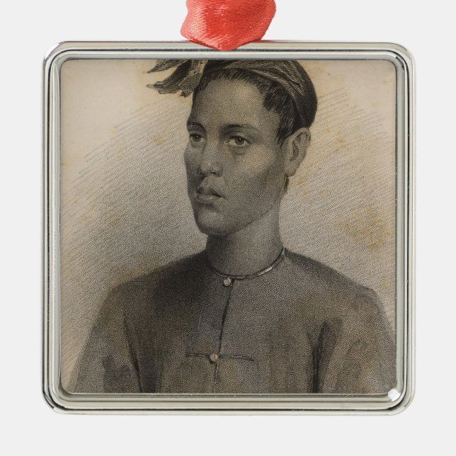 Son of the Sultan, Sooloo, Philippines Metal Ornament (Front)