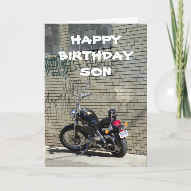 **SON OF THE YEAR** AND  HAPPY BIRTHDAY CARD (Front)