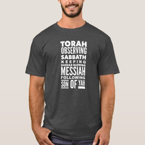 Son of Yah Hebrew Roots Messianic T_Shirt
