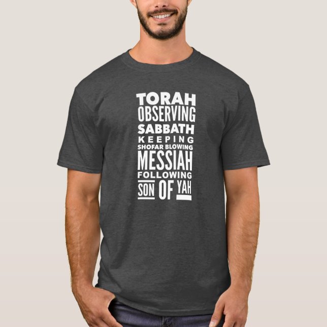 Son of Yah Hebrew Roots Messianic T-Shirt (Front)