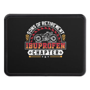 Son Or Arthritis Old Riders Funny Art Gift Hitch Cover