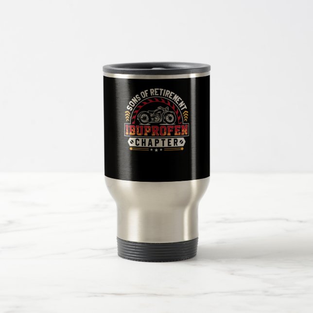Son Or Arthritis Old Riders Funny Art Gift Travel Mug (Center)