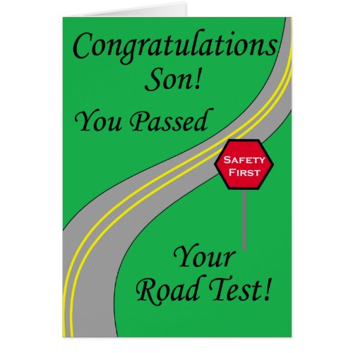 Son Passed Road Test