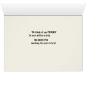Son Patriotic Mailbox, Military Support Cards (Inside Horizontal (Bottom))
