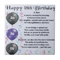 happy 18th birthday son poem