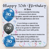 Son Poem  - 30th Birthday Design