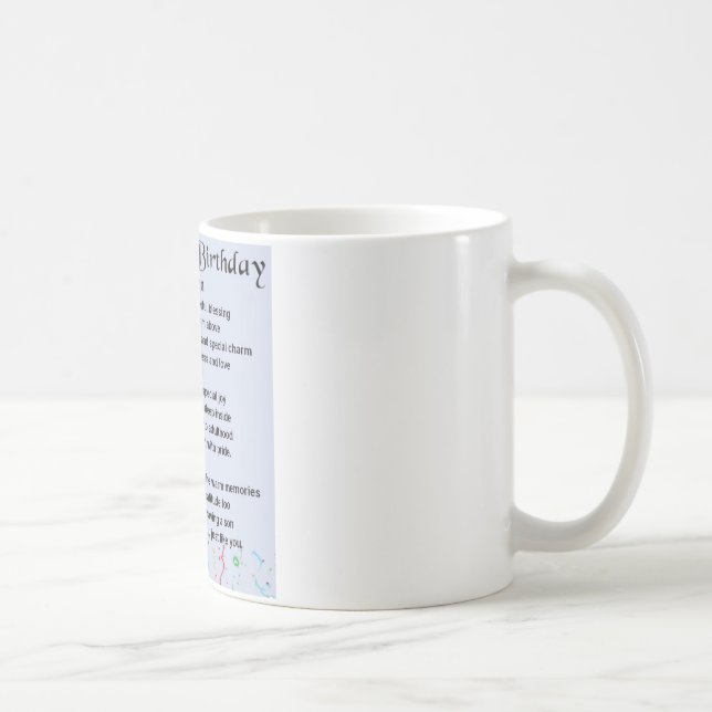 Son Poem  - 30th Birthday Design Coffee Mug (Right)