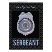 Son, Promotion to Sergeant in Police Department (Front)