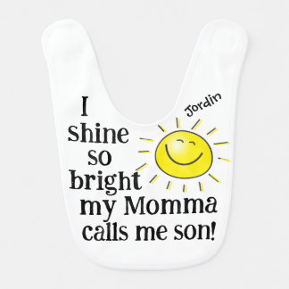 Son Quote  Baby Bib