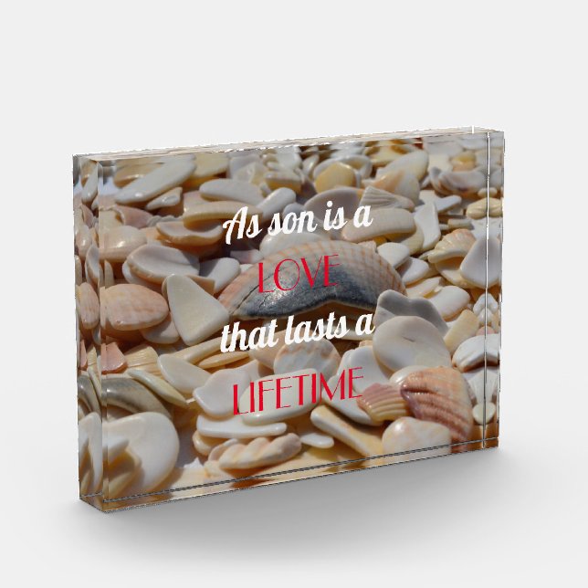 Son  Quote Photo Block (Left)