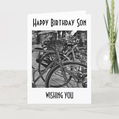 SON RIDE OF YOUR LIFE__BIRTHDAY WISHES CARD