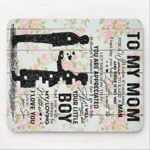 Son To Mom Gift For Mom, Mom Birthday Gift Idea Mouse Pad