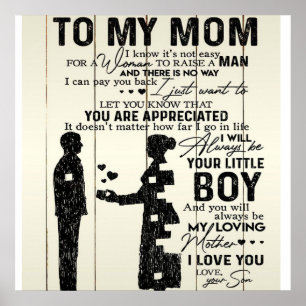 Son To My Mom Home Decor Gift For Mommy
