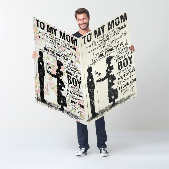 Son To My Mom | Home Decor | Gift For Mommy Card (In Situ)