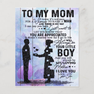 Son To My Mom Letter, Home Decoration, Flyer