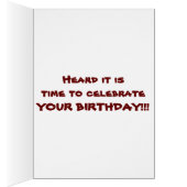 ***SON*** "TWEET SAYS IT IS **YOUR BIRTHDAY!!!!!** CARDS (Inside (Right))